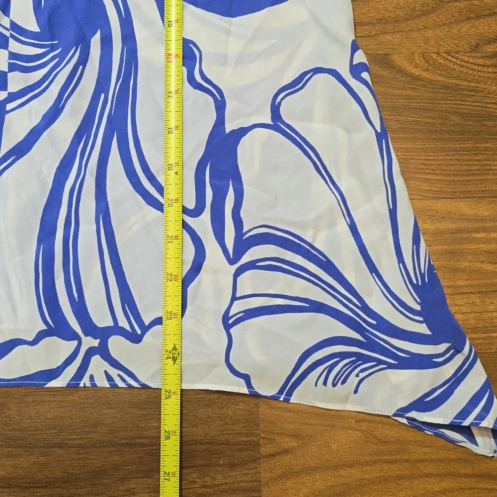 Lilly Pulitzer Malie Silk Racerback Tank Top